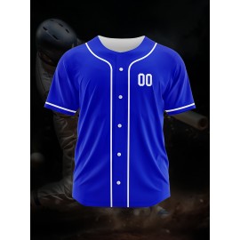 [Polyester Jersey] 100% Polyester Customizable Youngsters Baseball Jersey | Breathable & Washable, All-Over Print, Loose Fit, Sports & Casual Style for Boys & Girls | Perfect for Parties, Beach, Festive Occasions, Party Attire|Sporty Outfit