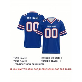 Customized football jerseys, personalized football shirts, printed and sewn names and numbers, personalized football and tennis jerseys, outdoor sports matches