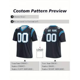 Customized football jerseys, personalized football shirts, printed and sewn names and numbers, personalized football and tennis jerseys, outdoor sports matches
