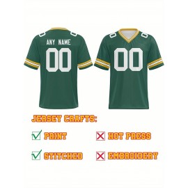 Customized football jerseys, personalized football shirts, printed and sewn names and numbers, personalized football and tennis jerseys, outdoor sports matches