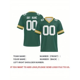 Customized football jerseys, personalized football shirts, printed and sewn names and numbers, personalized football and tennis jerseys, outdoor sports matches