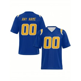 Customized football jerseys, personalized football shirts, printed and sewn names and numbers, personalized football and tennis jerseys, outdoor sports matches