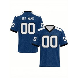 Customized football jerseys, personalized football shirts, printed and sewn names and numbers, personalized football and tennis jerseys, outdoor sports matches