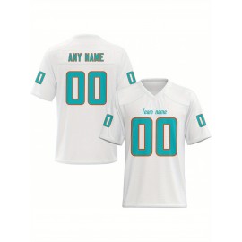 Customized football jerseys, personalized football shirts, printed and sewn names and numbers, personalized football and tennis jerseys, outdoor sports matches