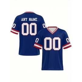 Customized football jerseys, personalized football shirts, printed and sewn names and numbers, personalized football and tennis jerseys, outdoor sports matches