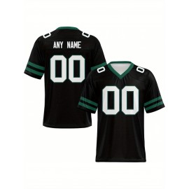 Customized football jerseys, personalized football shirts, printed and sewn names and numbers, personalized football and tennis jerseys, outdoor sports matches