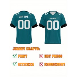 Customized football jerseys, personalized football shirts, printed and sewn names and numbers, personalized football and tennis jerseys, outdoor sports matches