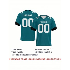Customized football jerseys, personalized football shirts, printed and sewn names and numbers, personalized football and tennis jerseys, outdoor sports matches