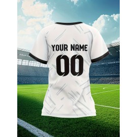 Custom Women's Soccer Jersey - Personalized Team & Name Customization, Plus-Size Football Shirt with Quick-Dry Fabric, Breathable Training Top for Women's Teams, Games, Practice - Athletic Apparel, Comfortable Fit
