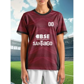 Custom Women's Soccer Jersey - Personalized Team & Name Customization, Plus-Size Football Shirt with Quick-Dry Fabric, Breathable Training Top for Women's Teams, Games, Practice - Athletic Apparel, Comfortable Fit