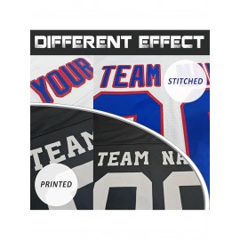 Custom Personalized Football Jerseys with Team Numbers Printed, Tailored Plus-Size Short-Sleeve Shirts, Perfect Gifts for Fans.