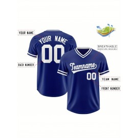 Customizable Plus Size V-Neck Baseball Jacket - Personalized Name & Number Stitched Design, Red/Black Contrast, Comfortable Non-Stretch Fabric, Breathable Summer Sports Shirt for Women, Casual Sportswear | Sporty Vneck Jacket | Durable Sportswear