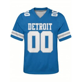 Customized plus-size football shirts, personalized short-sleeved shirts with any name and number, plus-size Women's football city team gifts