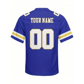 Customized plus-size football shirts, personalized short-sleeved shirts with any name and number, plus-size Women's football city team gifts