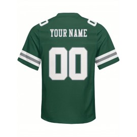 Customized plus-size football shirts, personalized short-sleeved shirts with any name and number, plus-size Women's football city team gifts