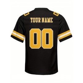 Customized plus-size football shirts, personalized short-sleeved shirts with any name and number, plus-size Women's football city team gifts