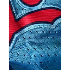 Men's Moon Blue Basketball Shorts with Embroidered ST.L Letter Design, Breathable Button-Style Waistband, Loose Fit for Training, Competition & Casual Wear - All-Season Athletic Shorts for Men & Teens, Sports Shorts, Adjustable Drawstring Waist