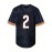 Men's #2 Black American Football Jersey - Breathable, Embroidered Casual Streetwear for Sports & Outdoor Activities