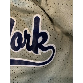 Men's Letter & Number 2 Embroidery Basketball Shorts, Breathable Athletic Drawstring Shorts For Training & Competition