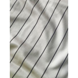 Men'S Black And White Striped # 99 Baseball Shirt, Classic Letter Embroidery Design, Breathable Button Style Short Sleeved Shirt, Suitable for Training And Games