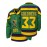 Men's #33 Green Ice Hockey Jersey - Breathable, Embroidered Long Sleeve V-Neck Sweatshirt for Sports & Casual Wear