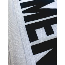 Men'S White # 13 Rugby Shirt with Loose Embroidered Sports, Fashionable, Casual, Street Breathable Rugby Top