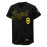 Men's Black Baseball Jersey with Bold Yellow '24' & 'Legend' Embroidery, #8 Button-Up V-Neck Shirt - Breathable Loose Fit for Training, Competition & Casual Wear - Machine Washable All-Season Sportswear, Durable Sportswear
