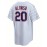 Men's White Striped #20 Baseball Shirt - Breathable Button-Up V-Neck with Letter Design, Loose Fit for Training, Games & Casual Wear | All-Season Sportswear for Men & Teens, Baseball Jersey, Quality Embroidery Detail