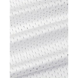 Men's White # 33 Rugby Shirt With Loose Embroidered Sports, Fashionable, Casual, Street Breathable Rugby Top