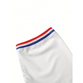 Men's #28 White Baseball Jersey - Breathable Embroidered Polyester, V-Neck & Button Closure, Loose Fit for Team Sports, Casual Outings, and Training, Sizes S-XXXL