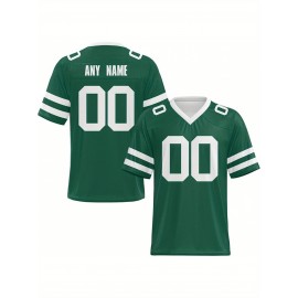 Customized football jerseys, personalized football shirts, printed and sewn names and numbers, personalized football and tennis jerseys, outdoor sports matches