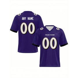 Customized football jerseys, personalized football shirts, printed and sewn names and numbers, personalized football and tennis jerseys, outdoor sports matches