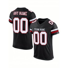 Customized football jerseys with personalized printed names and numbers. Customized large-sized Women's sports uniforms and sweatshirts are suitable for sports, outdoor sports, sports clothing, event clothing, sports style, and durable sports clothin