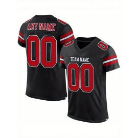 Customized football jerseys with personalized printed names and numbers. Customized large-sized Women's sports uniforms and sweatshirts are suitable for sports, outdoor sports, sports clothing, event clothing, sports style, and durable sports clothin