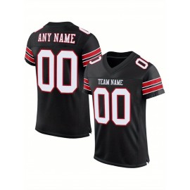 Customized football jerseys with personalized printed names and numbers. Customized large-sized Women's sports uniforms and sweatshirts are suitable for sports, outdoor sports, sports clothing, event clothing, sports style, and durable sports clothin