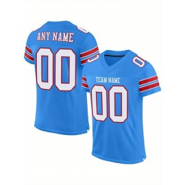 Customized football jerseys with personalized printed names and numbers. Customized large-sized Women's sports uniforms and sweatshirts are suitable for sports, outdoor sports, sports clothing, event clothing, sports style, and durable sports clothin